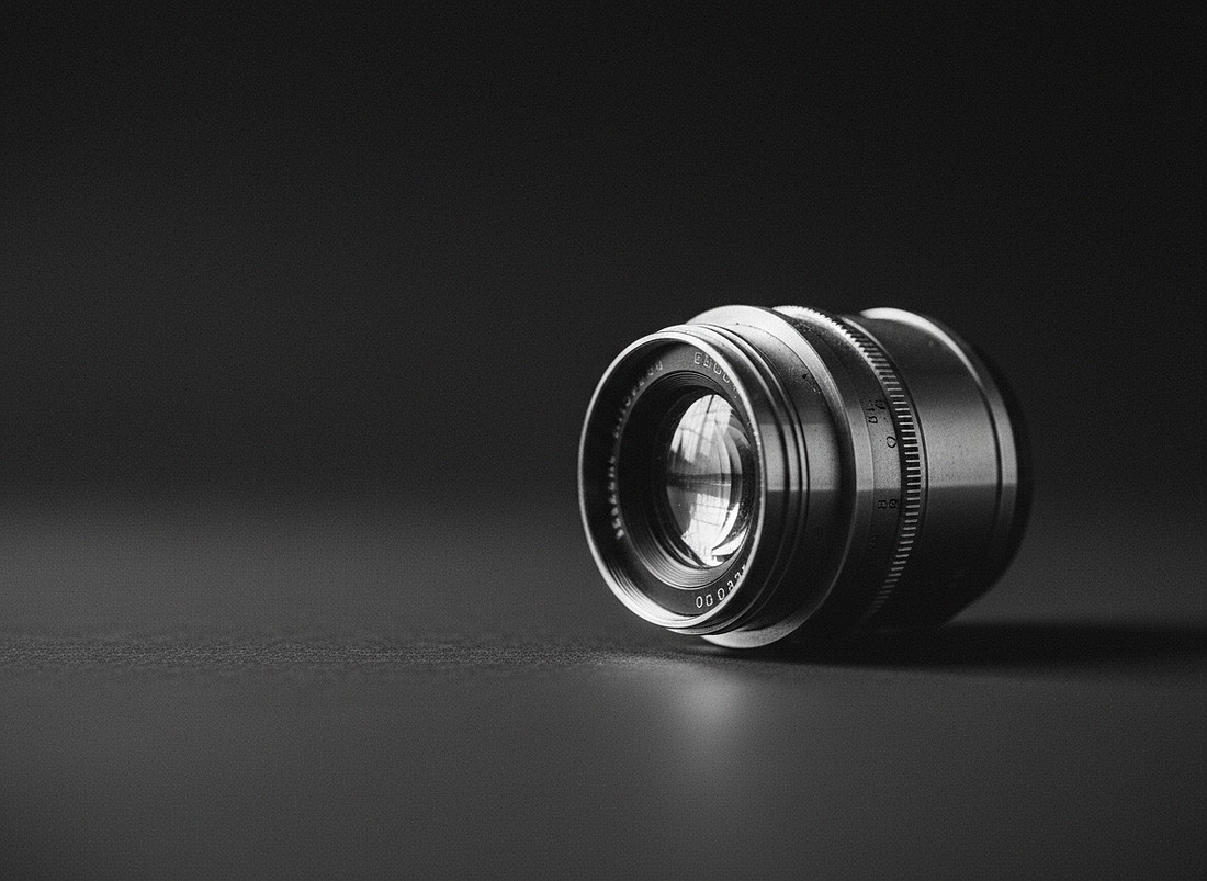 Vintage Lens Editorial Black & White