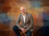 Corporate portrait creative character background