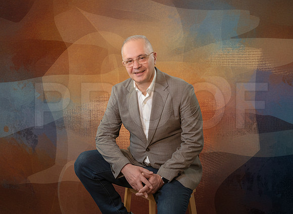 Corporate portrait creative character background